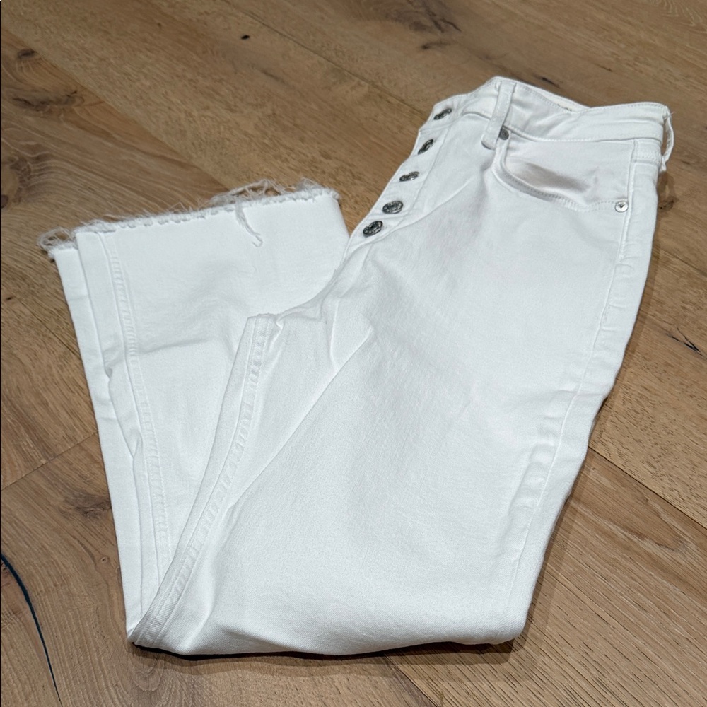 Rag and Bone button fly, cropped jeans 29